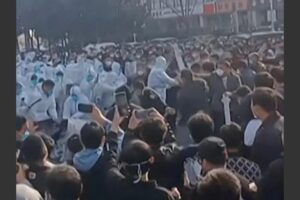 CHINA-HEALTH-VIRUS-PROTEST